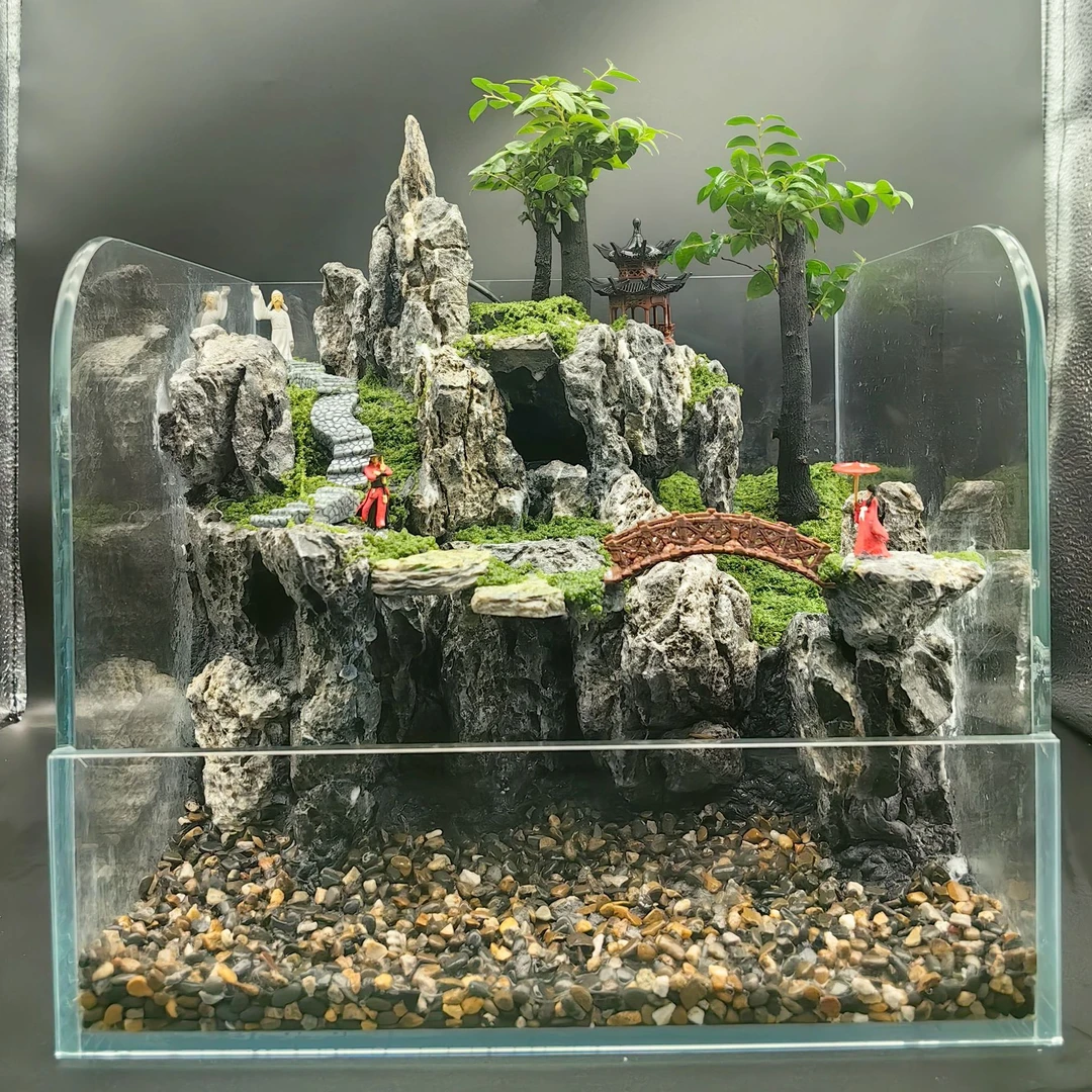 30-山水水陆创意景观生态微景观
