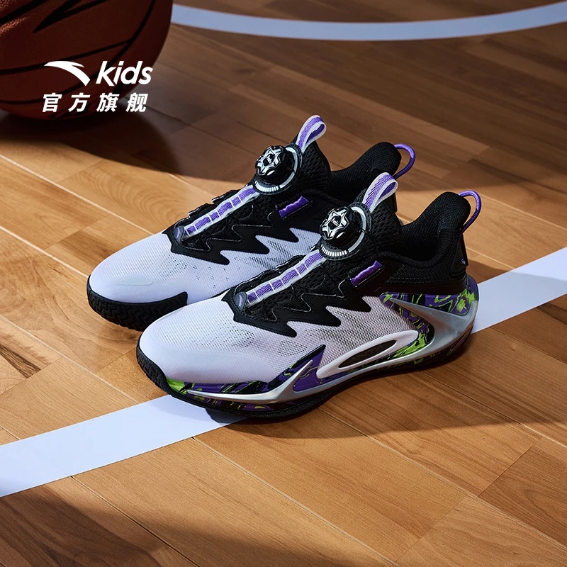 安踏儿童运动鞋青狂夏上新舒适轻便百搭童鞋跑步休闲鞋/312431111