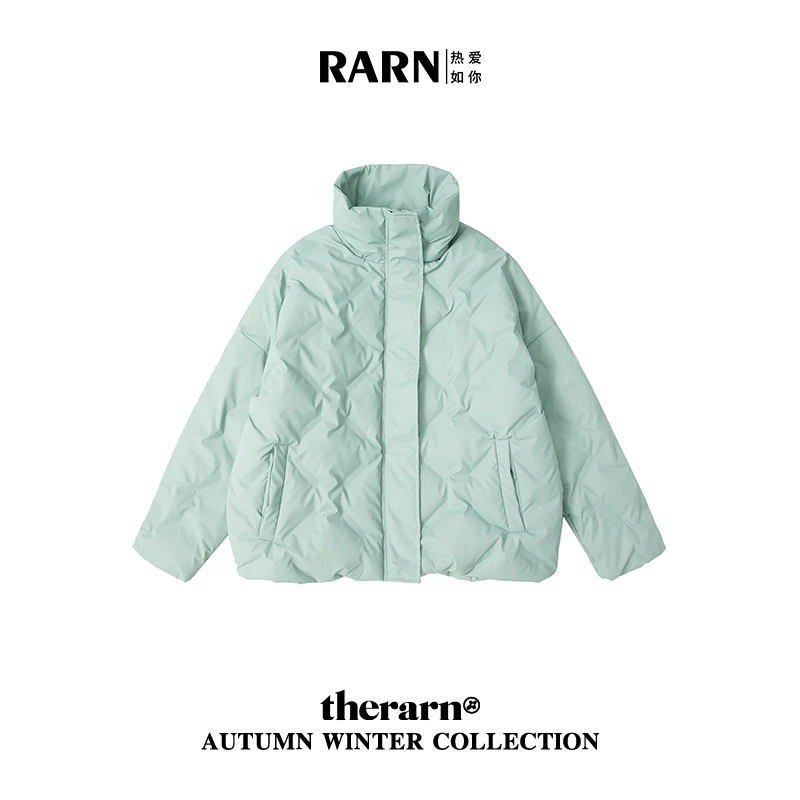 RARN/热爱如你基础款直冲羽绒服RA23AW182