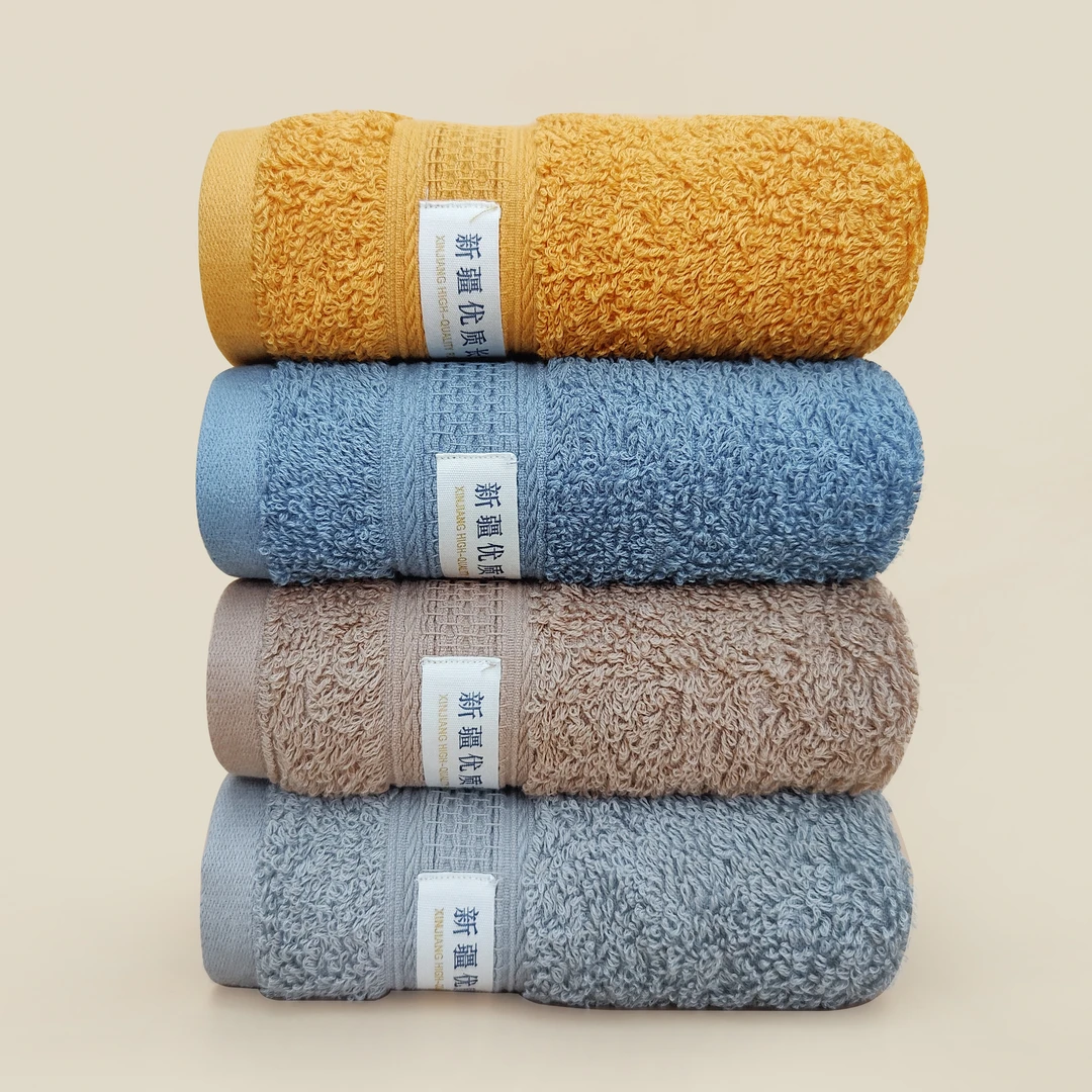 益力多毛绒100%棉毛巾柔软情侣成人家用洗澡速干吸水加厚棉柔大号