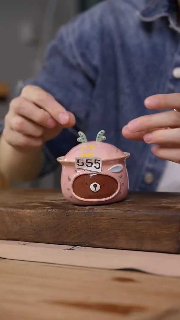 【闪购商品】瓷片手绘·盖碗/设计师 xudu 款