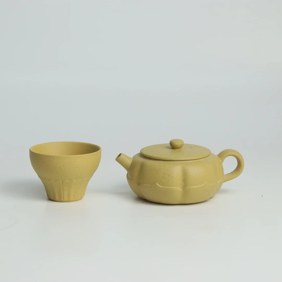新11011黄金段泥南瓜小茶壶+杯（阿颜专属）
