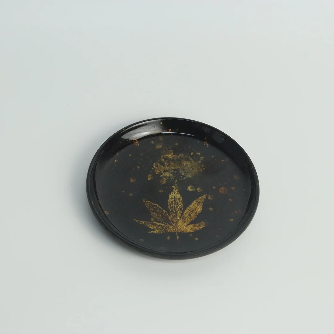 新11040大漆隔热防烫杯垫