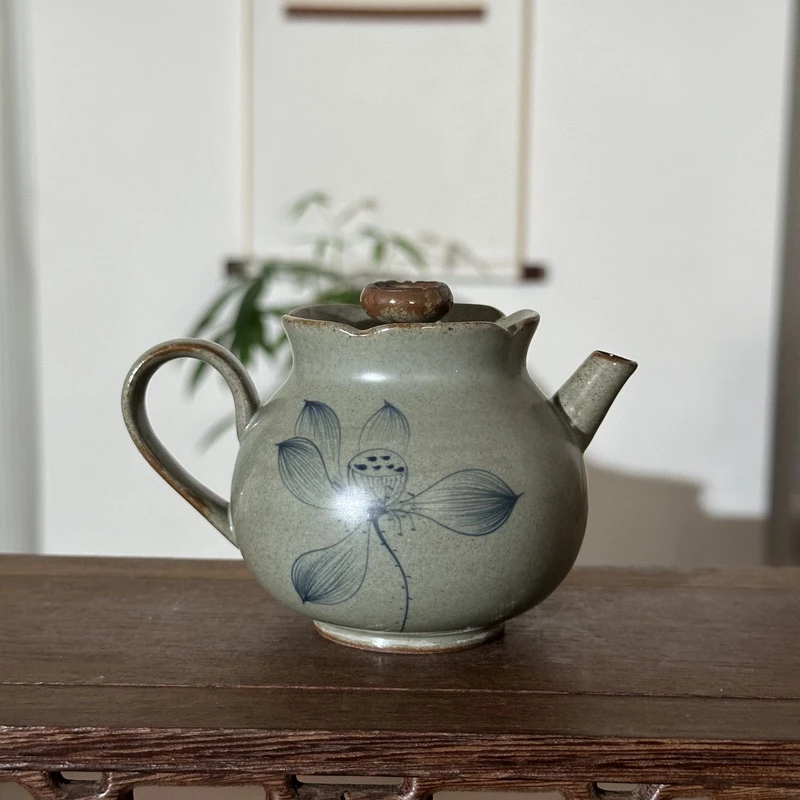 新10085X结绿禅意莲花小壶