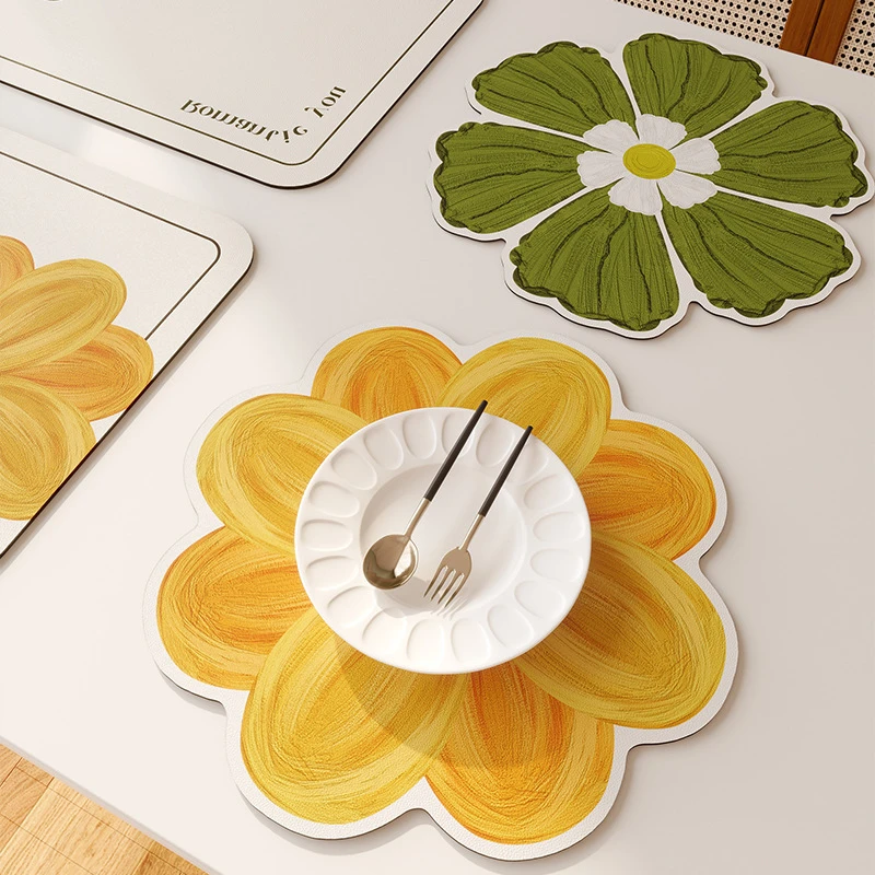 高级餐盘垫碗垫防水皮革餐桌垫防烫防油高颜值杯垫免洗西餐垫