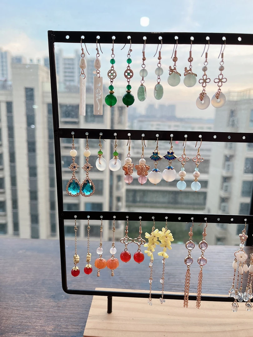 铜合金耳饰 汉服配饰耳饰