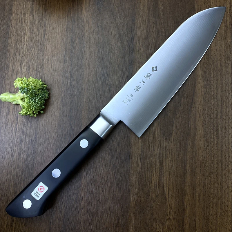 日本原装进口菜刀藤次郎三德刀VG10大马士革钢主厨师品牌锋利切肉