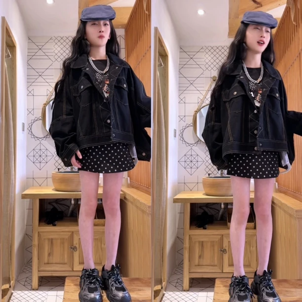 外套亲子装春秋时尚休闲百搭外套