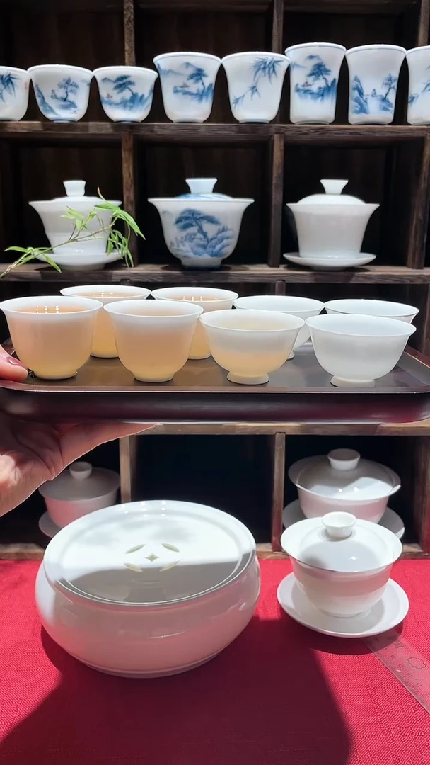 【闪购商品】骨瓷骨瓷杯骨瓷杯（美人杯*4高足杯*4）