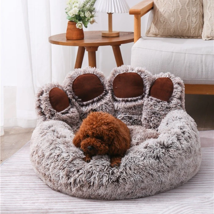 狗狗窝猫窝舒适秋冬季长毛可爱耐磨保暖长毛绒宠物窝深睡眠宠物窝