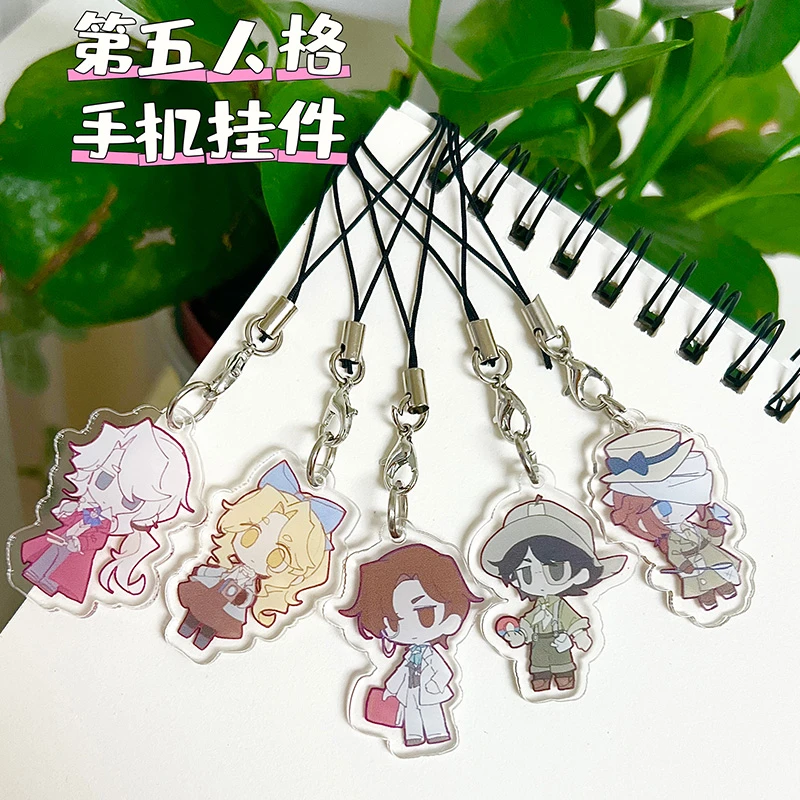 第5人格周边手机链小说家作曲家记者昆虫学者可爱手机挂绳装饰品