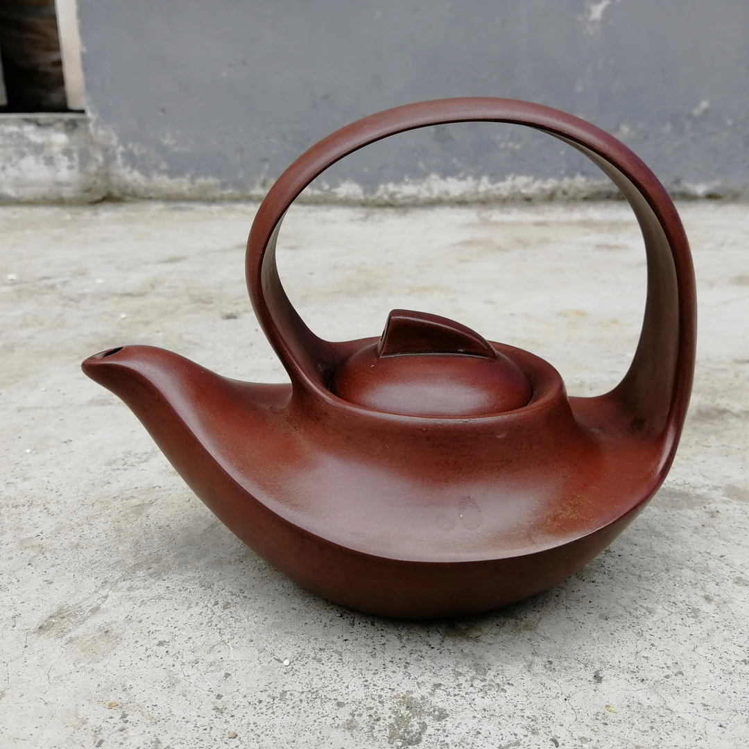【馆藏级】艺术曲壶手工制作宜兴紫砂壶茶壶