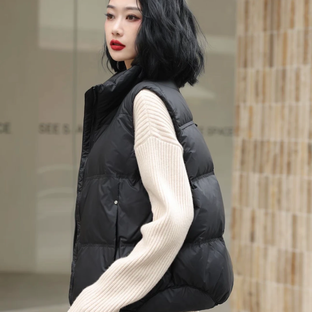 【品牌订单】韩版春秋冬休闲时尚羽绒服马甲百搭冬季显瘦外穿加厚