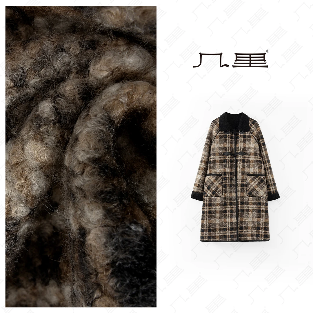 几里与麻 百搭保暖气质大衣 衣长96 胸围126 1120961