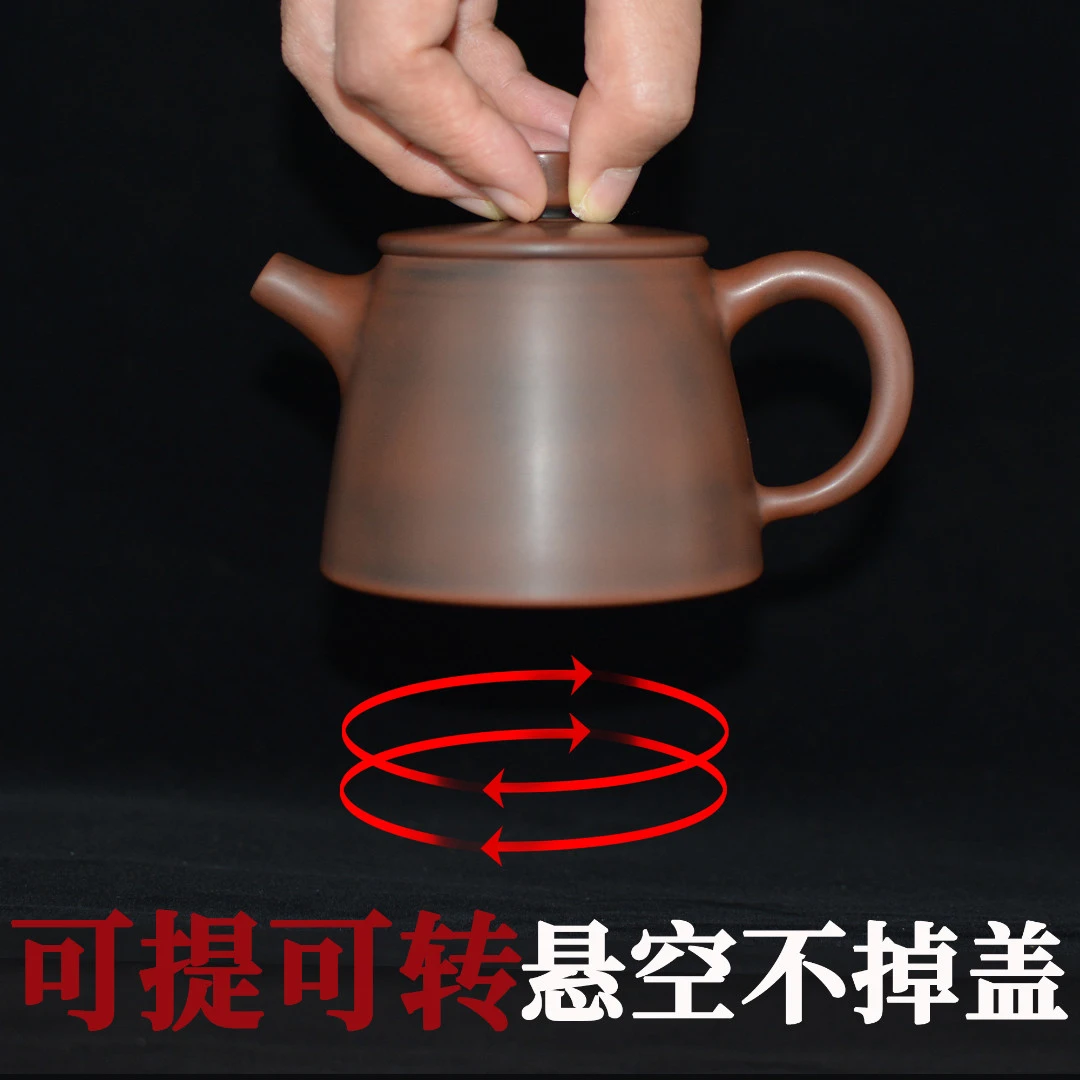 广西特产钦州泥坭兴陶紫泥全手工斗金壶家用陶瓷茶具高石瓢泡茶壶