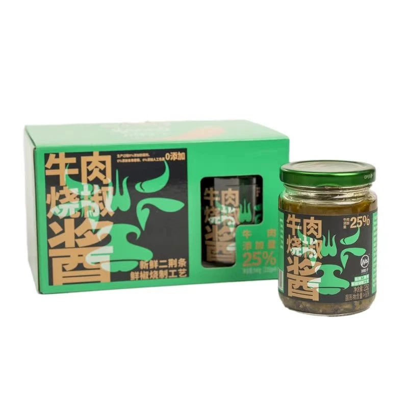 山姆超市川娃子牛肉烧椒酱940g牛肉添加含量大于等于25%鲜椒烧制工艺辣椒酱蘸酱