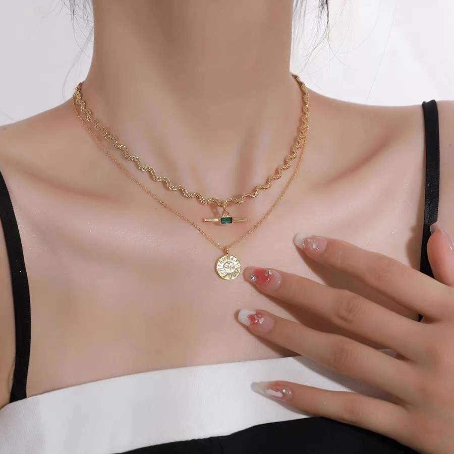 铜合金项链 十里间【时髦平衡木】项链锁骨链