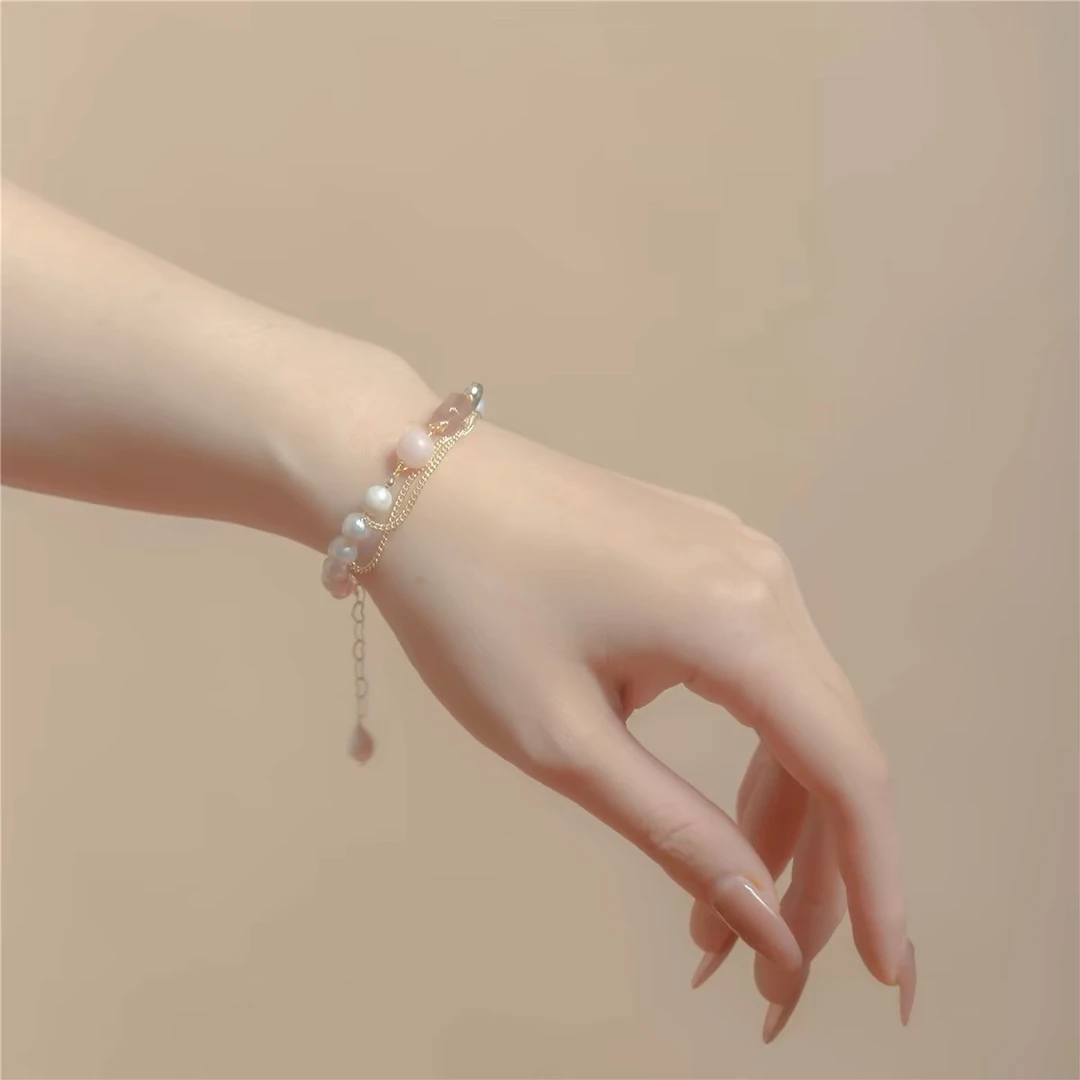 铜合金手链 十里间【粉调密语】古风仙气手串