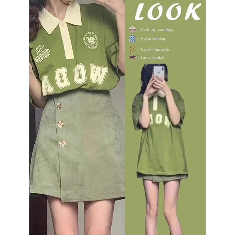 缎面光泽感高腰半身裙女夏季2025新款减龄a字通勤短裙