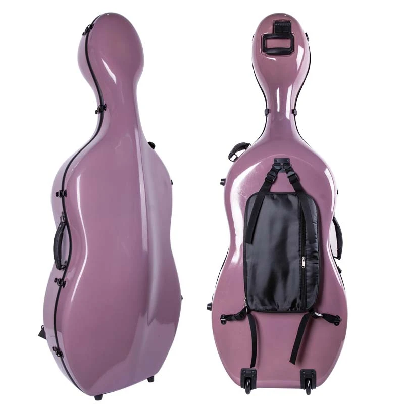 christina轻便易携带大提琴盒  卡其紫 大提琴包 大提琴琴盒 配件