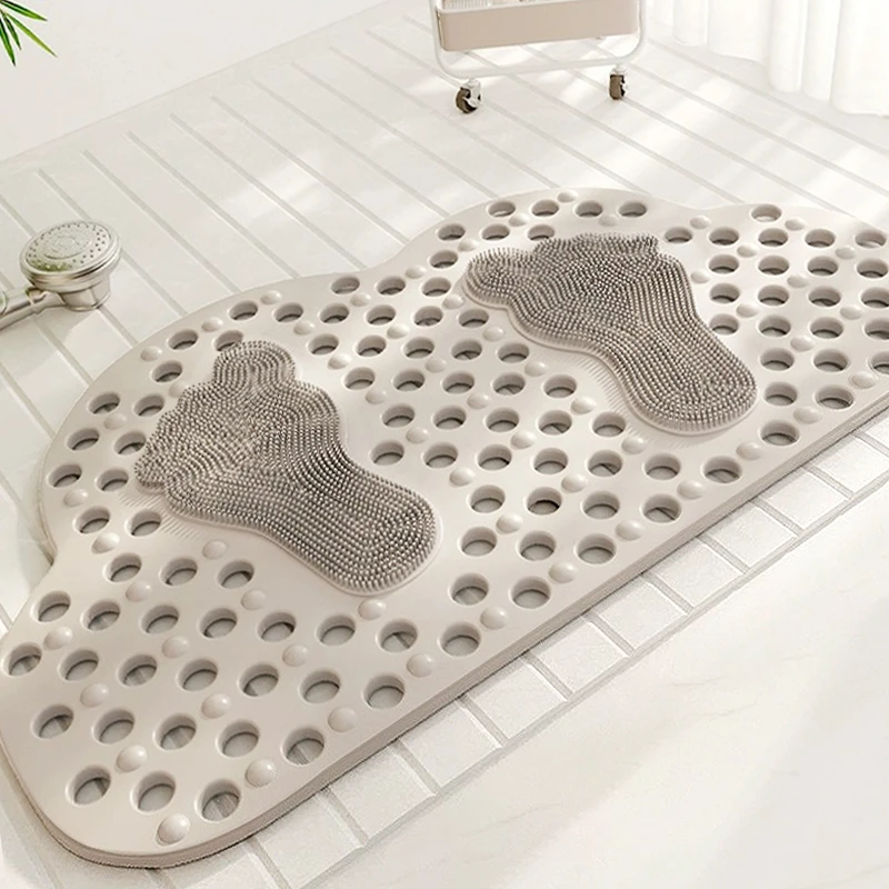 浴室防滑垫高档洗澡防摔淋浴按摩脚垫子卫生间厕所房门口家用地垫