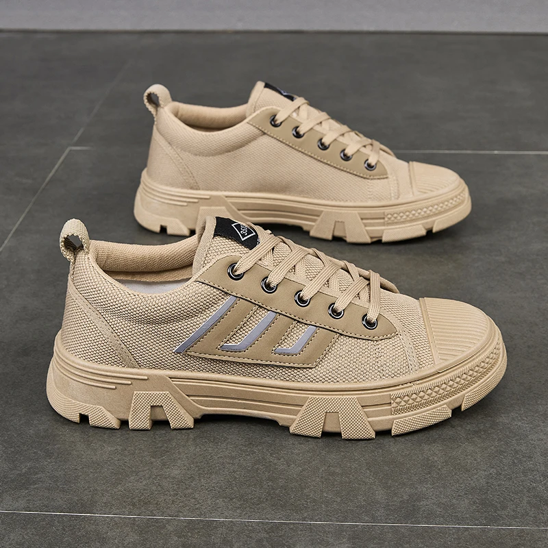 新款男士低帮轻便透气防臭户外徒步耐磨防滑工地解放鞋夏季运动