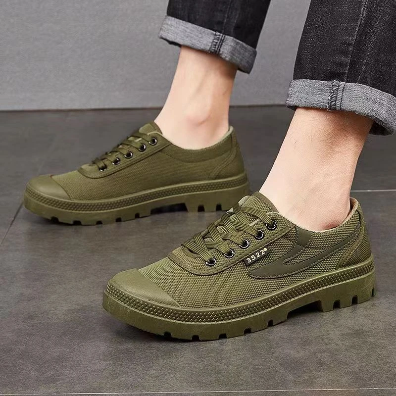 休闲男鞋高帮劳保鞋男低帮耐磨轻便防滑防臭干活鞋户外徒步登山鞋