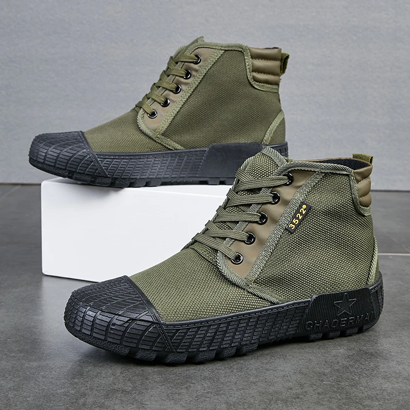 3522正品解放鞋防滑耐磨工地干活农田劳务军训劳保鞋帆布透气防臭