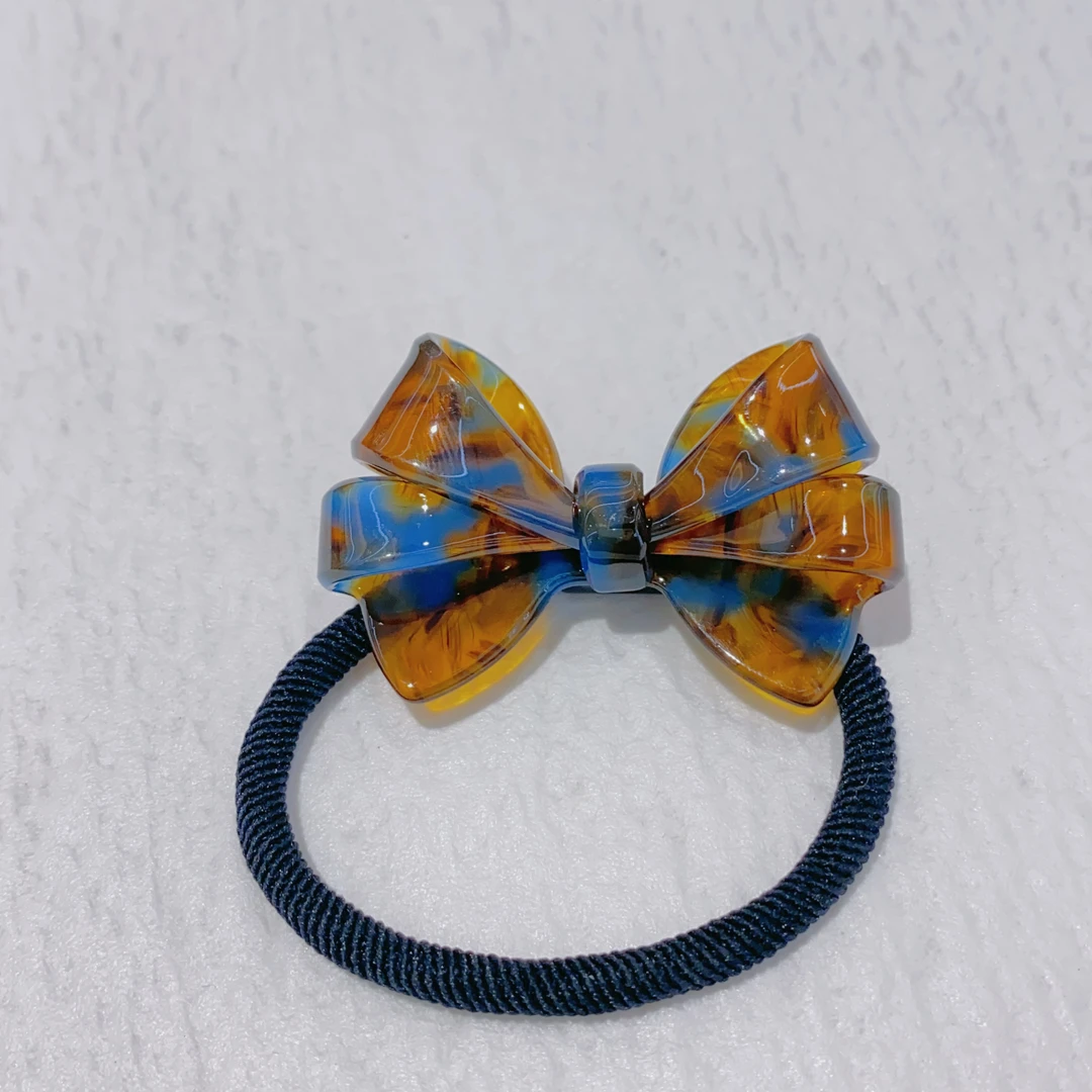 【SY-7115】青花玳瑁 儿童可爱公主卡通发绳创意亲子发饰