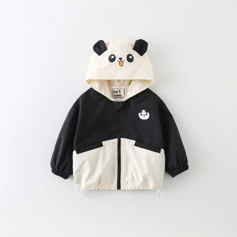 SCBEBE儿童外套2024春秋新款卡通洋气男童冲锋衣外套AW430