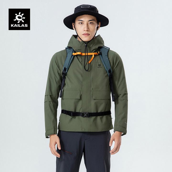 凯乐石男女同款防风防水户外休闲致敬珠峰冲锋衣-KG2011502