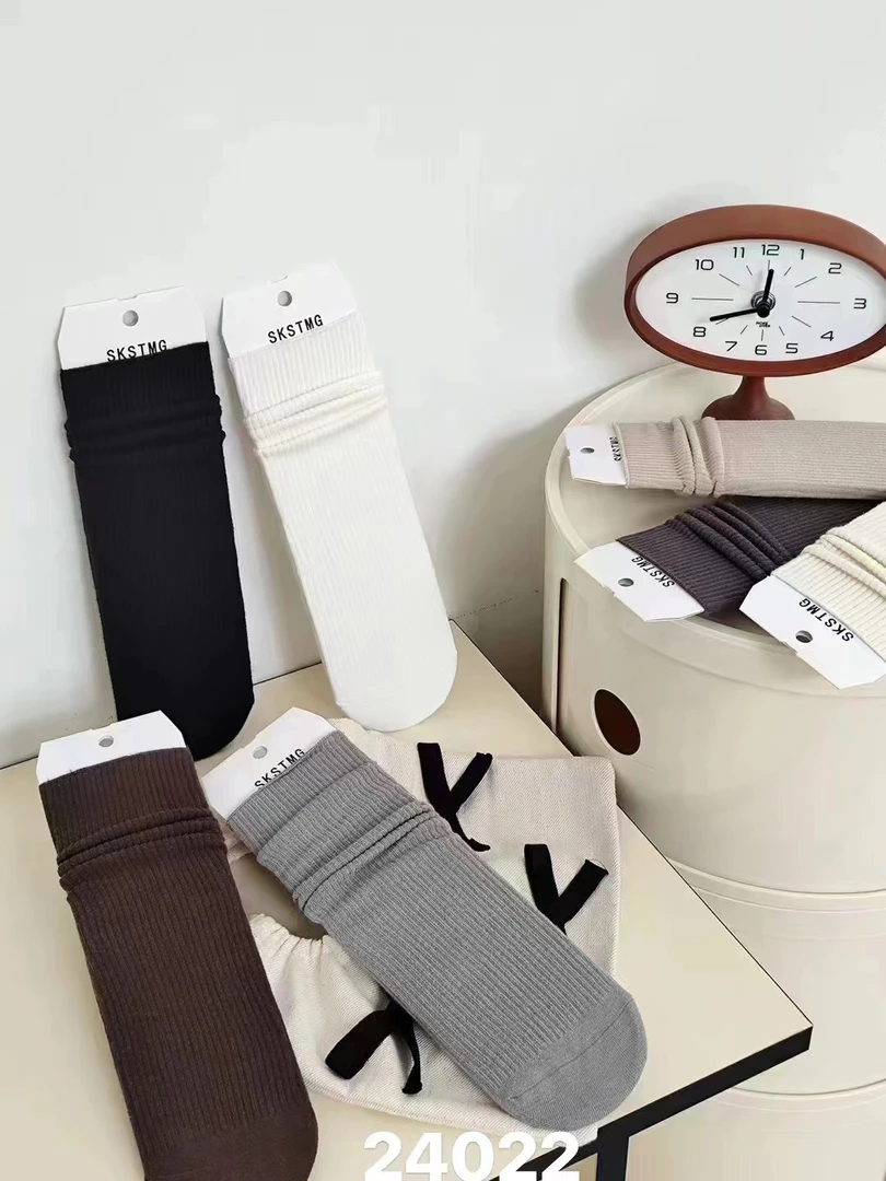 秋冬新款韩版时尚堆堆袜拍一发二