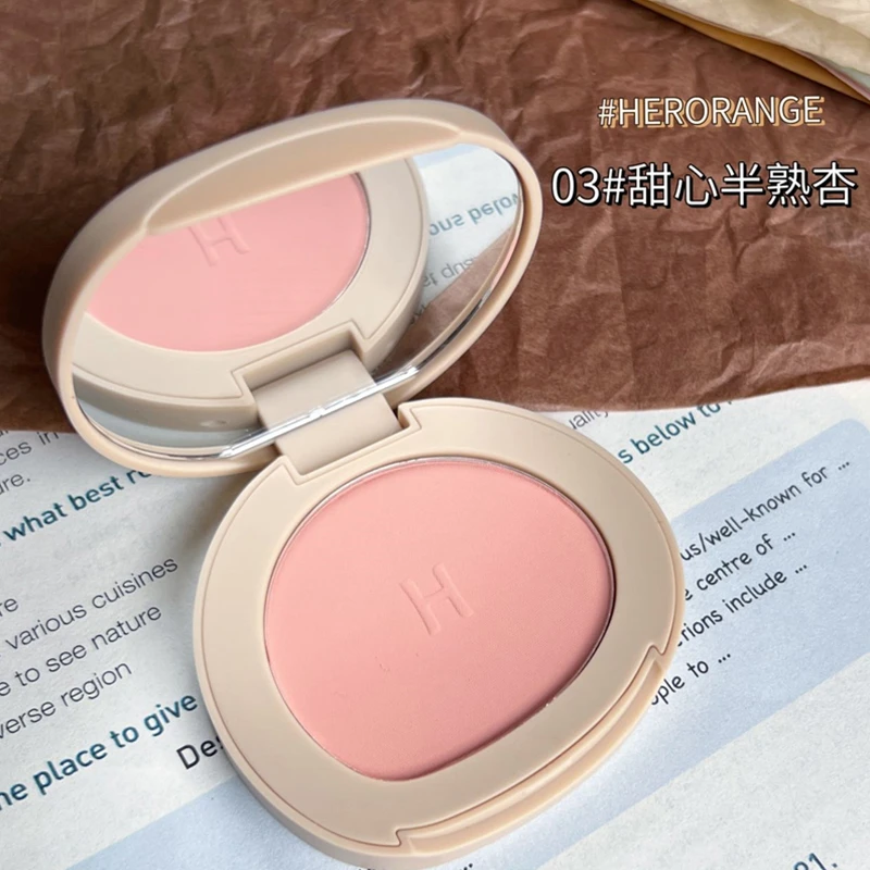 【提提子专属】HERORANGE小甜心花颜雾彩腮红纯欲女显白哑光氛围感