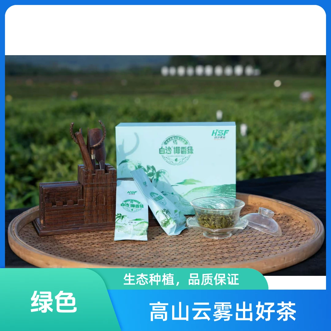 海南白沙好名气椰香绿茶  45克（5克*9包）