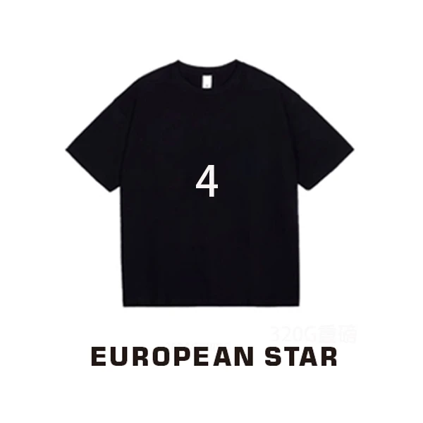 老驴三花小标 300克重磅短袖