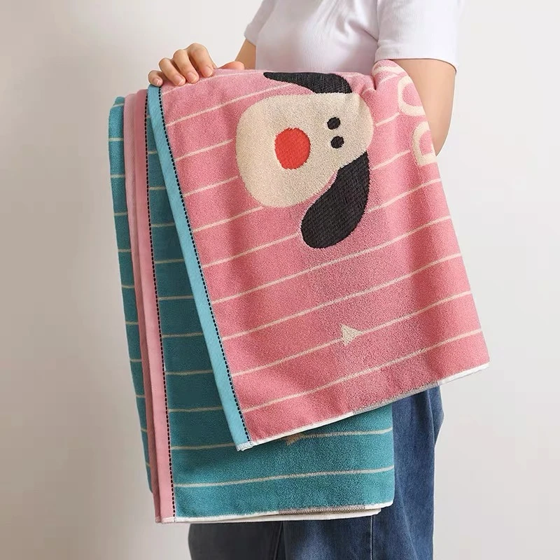 【5条装】纯棉毛巾吸水色织柔软亲肤不掉毛加厚加大102克男女擦脸