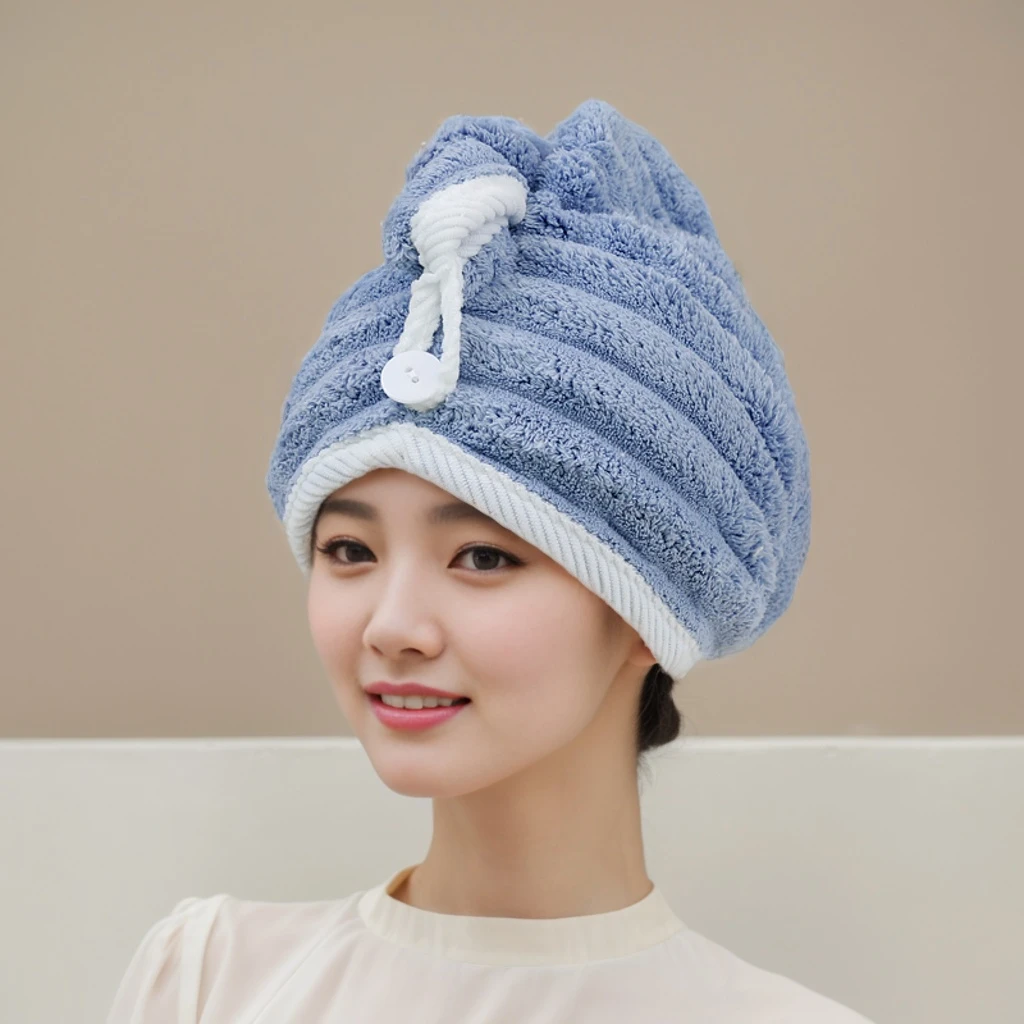 干发帽加厚吸水柔软亲肤女士女生用长头发
