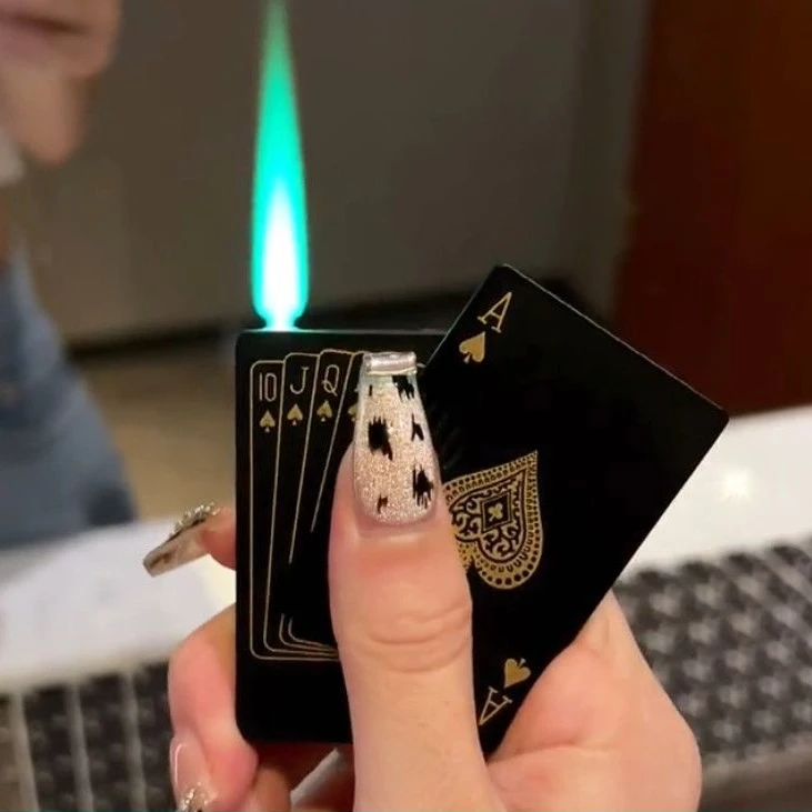 网红扑克牌打火机创意定制送男友新年礼物