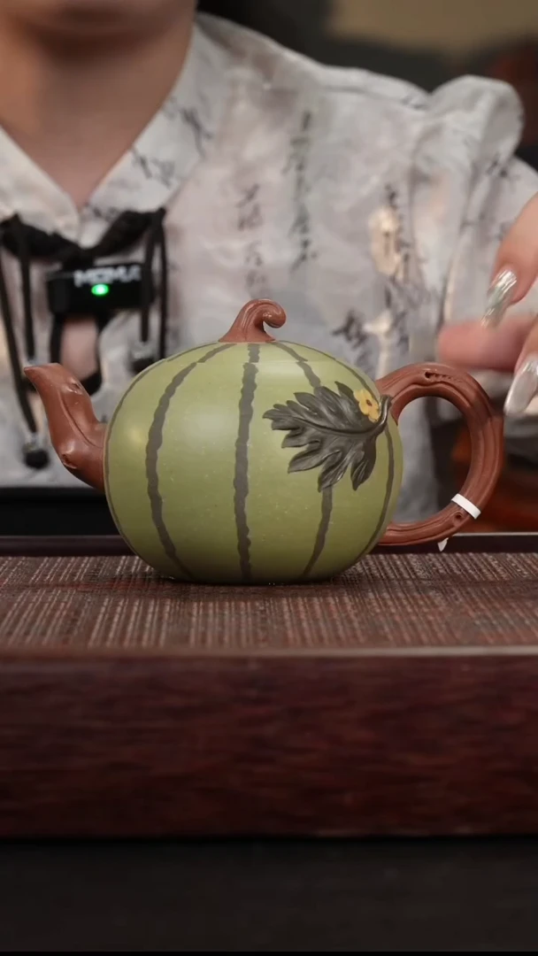 【闪购商品】紫砂茶壶西瓜壶 紫砂壶