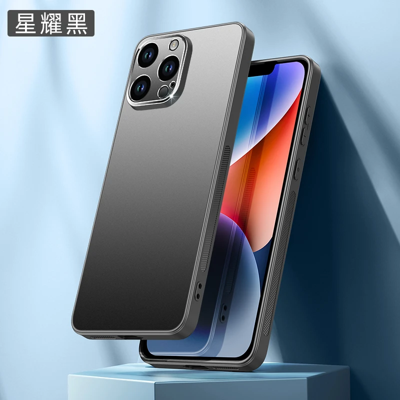 苹果11 Pro Max超薄磨砂手机壳防指纹防滑防尘孔防摔裸感轻奢