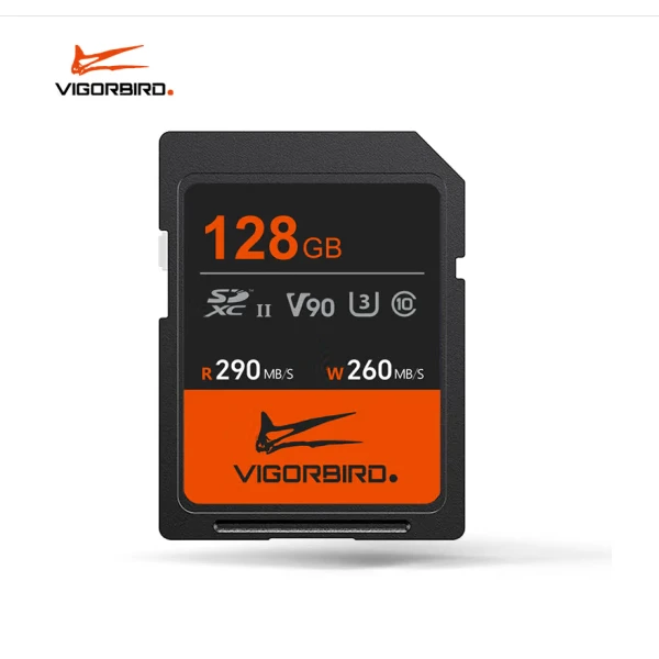 VIGORBIRD SD存储卡U3 C10 6K数码相机内存卡写速260MB/s支持V90