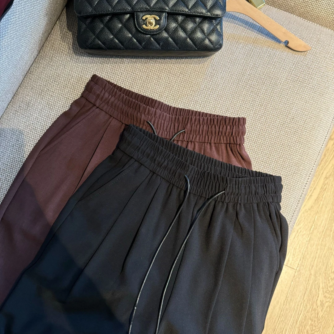 阿黎精选-------松紧腰显瘦直筒裤