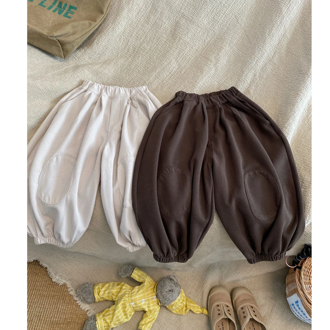 M-K0655儿童春秋款休闲补丁裤