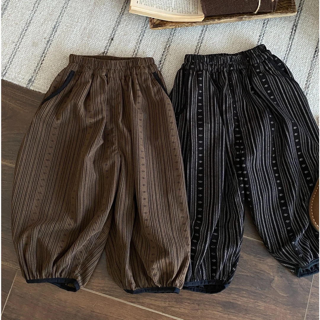 M-K99001男女童韩版秋裤包边休闲裤中小童宽松长裤