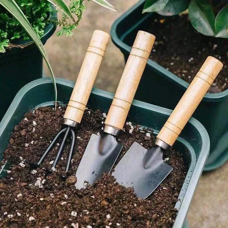 园艺工具三件套养花种菜多肉盆栽用品锹耙子园艺铲种植挖土种花