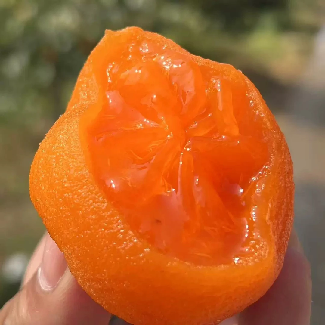 【六妈好物】流心冰柿糖心半干软糯柿饼1盒520克起辽宁发货