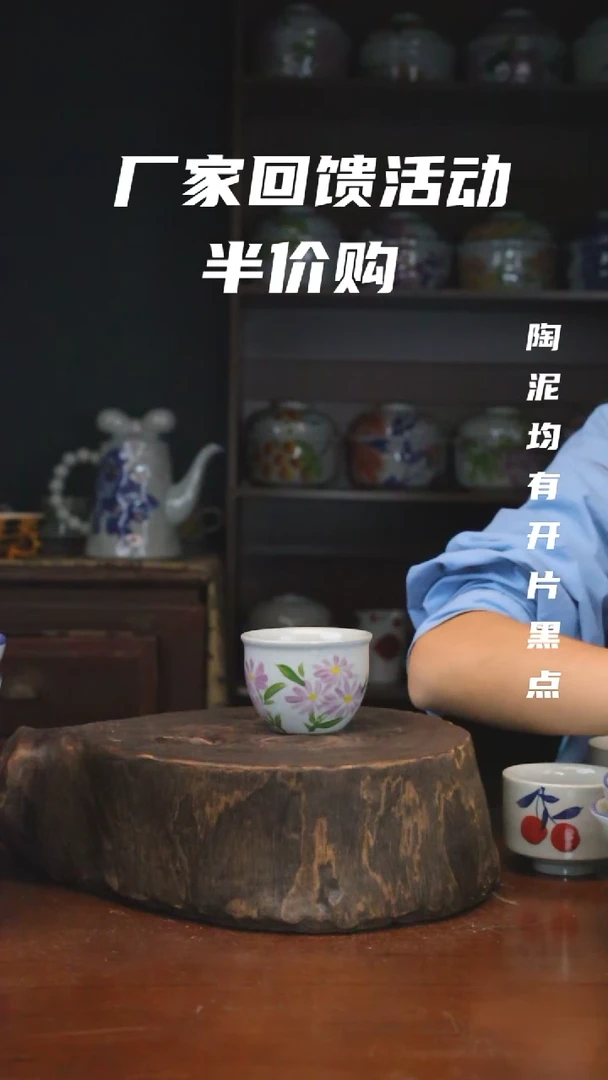 【闪购商品】椿野紫雏菊缸杯杯