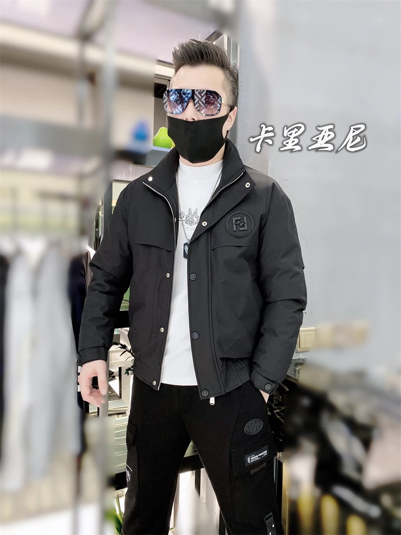 【陈先生】羽绒服冬季休闲潮流立领修身百搭时尚韩版秋冬男士外套