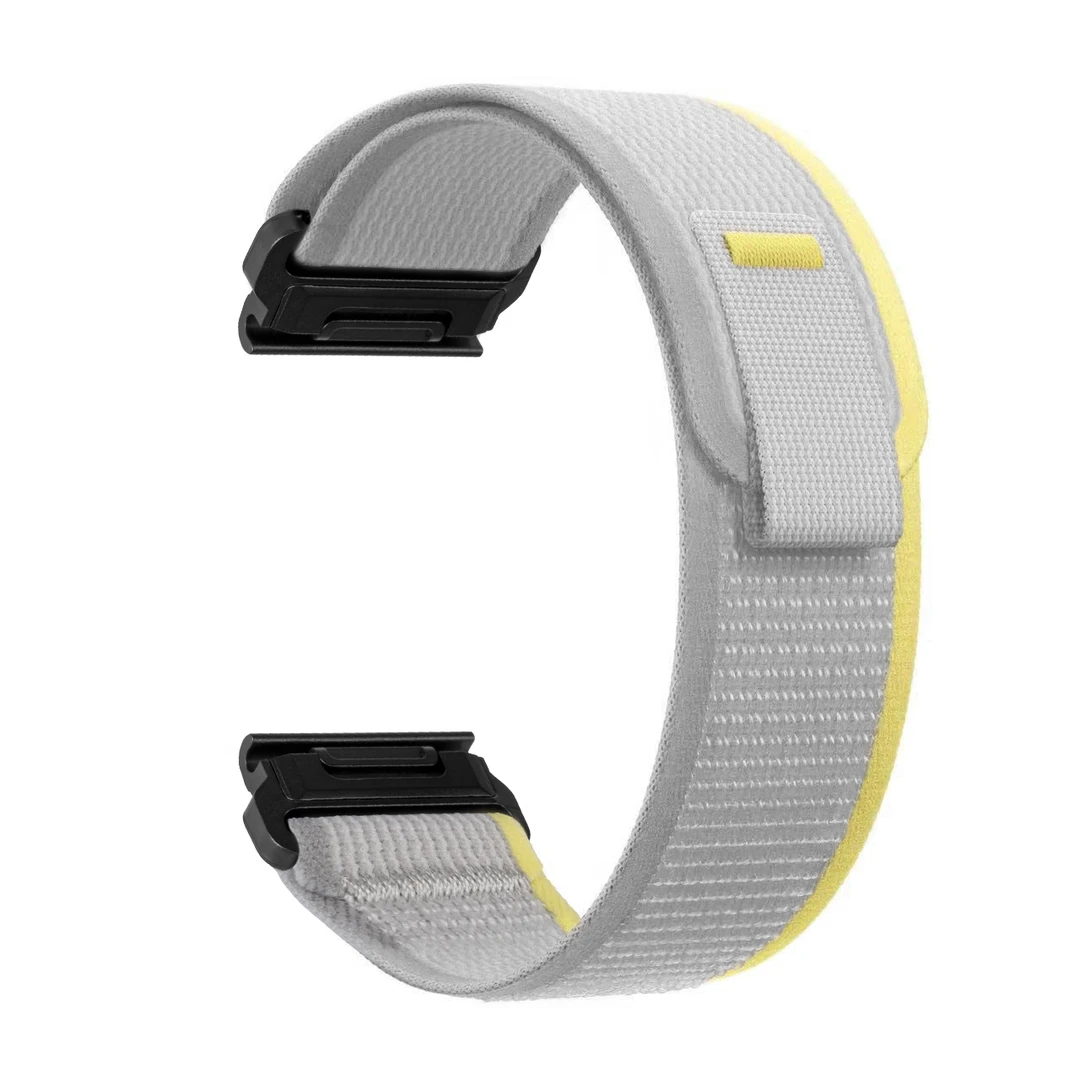 适用佳明Garmin快拆野径表带fenix尼龙泰铁时S62魔术贴mk2吸汗965