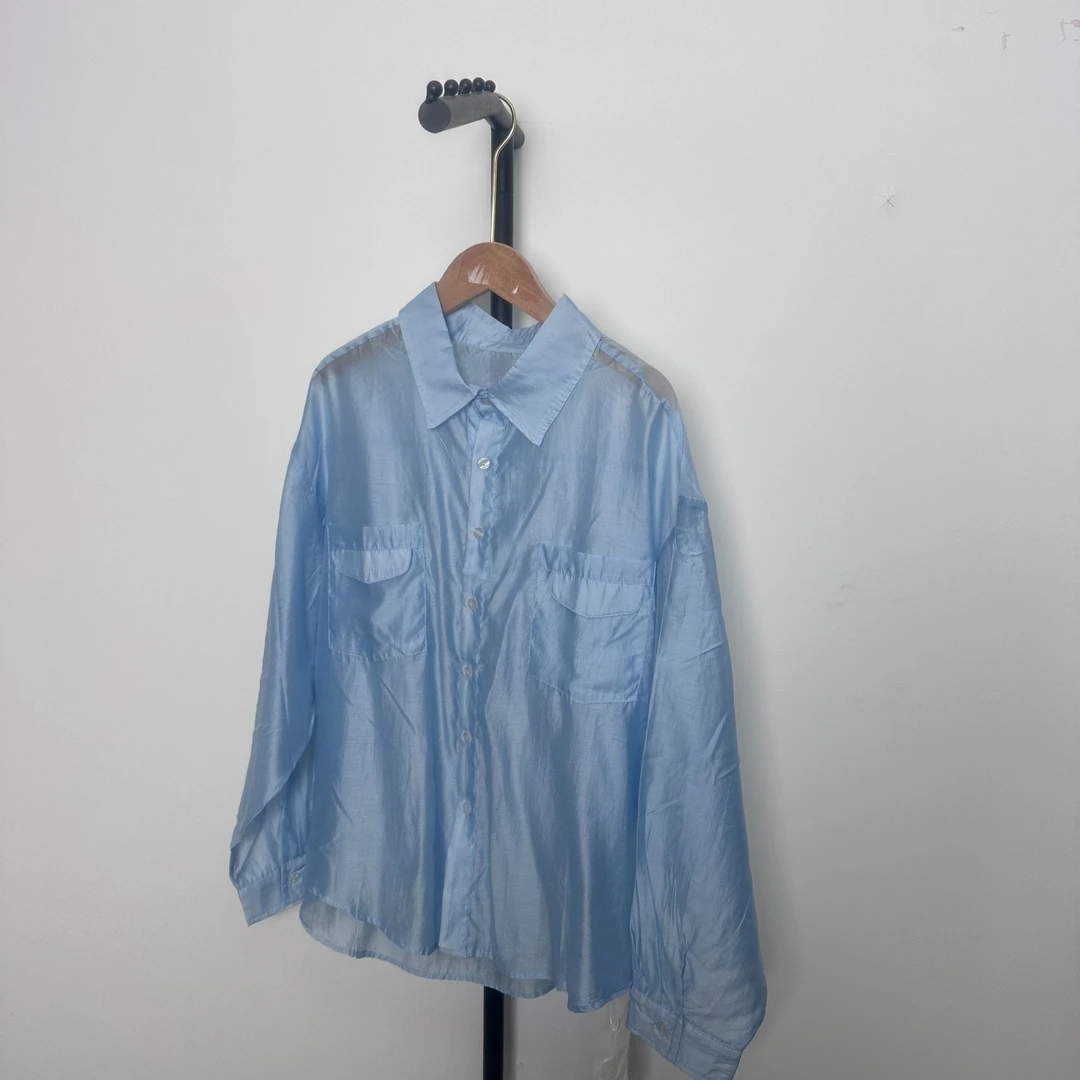 333 YIKE  春秋季 外搭 高品 天丝 衬衫